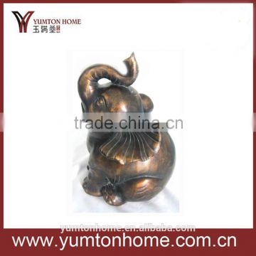 2015 hot elephant collectible wildlife animal sculpture model resin elephant figurine for sale