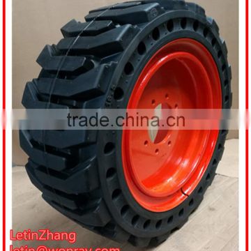 Factory price top quality China cheapsolid tire press for sale, bobcat tires 10.16.5 12.16.5solid tire with fast delivery