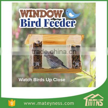 NEW Acrylic Window Bird Feeder