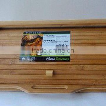 2017 Hot selling natural bamboo bread box with lid