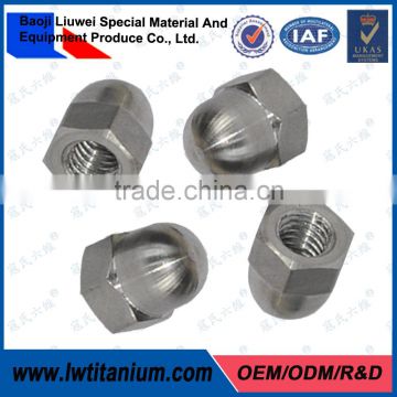SUPPLY HOT SELL ANG HIGH QUANLITY DIN1587 TITANIUM HEXAGON DOMED CAP NUTS