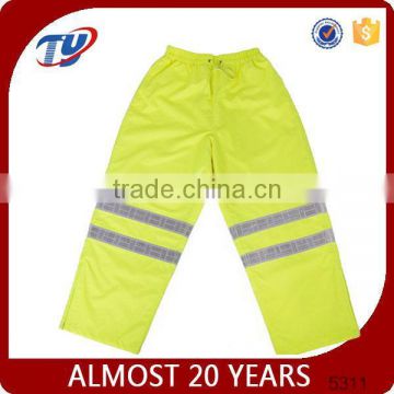 hot sale Hi vis High visibility reflective safety trousers workwear
