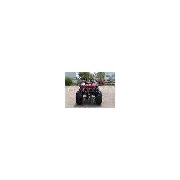 Black Five Speed Utility ATV With Reverse , Air-Cooled Engine