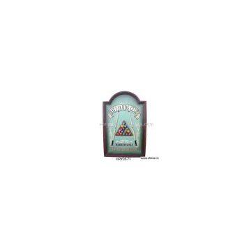 Sell Billiard Wall Plaque