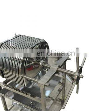 5000kg/h Beer red wine Stainless steel Plate and frame filter