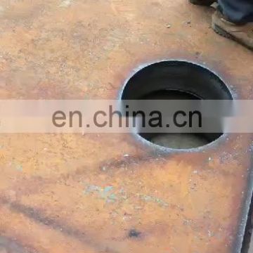 OEM standard thickness thick mild Large cutting steel plate The grate