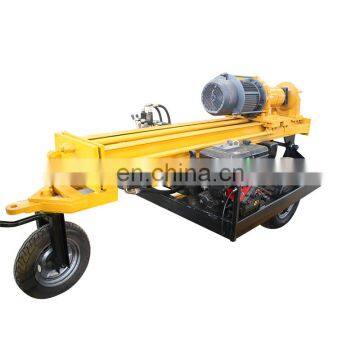 portable water well bore well rock drilling construction machine