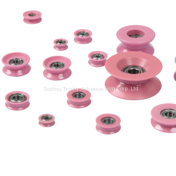 TROPHY Ceramic Wire Pulleys with plastic flange DL series / Miniature Ceramic pulleys NT series