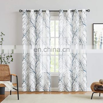 Modern Design Ready Made Luxury Printed Curtain