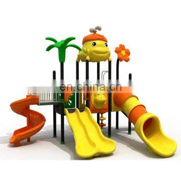 Lovely School outdoor playground  plastic slide