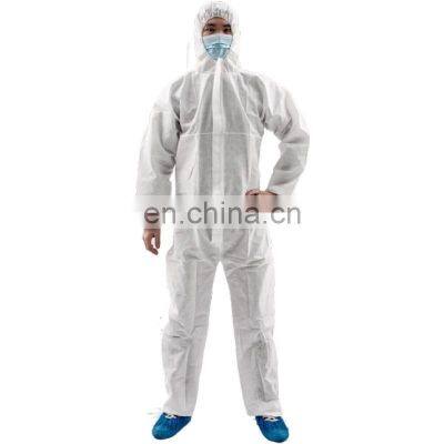 SMS Overalls Disposable Breathable Bio-degradable Safething Clothing