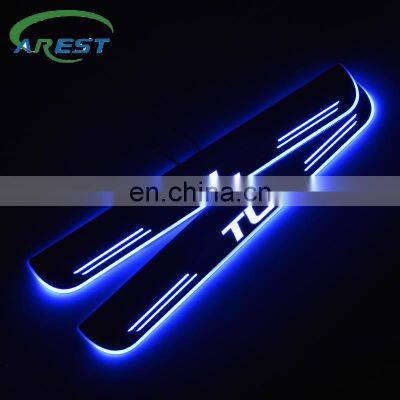 LED Door Sill Streamed Light For ACURA TL (UA8,UA9)  2009-2020 Scuff Plate Acrylic Door Sills Car Sticker Accessories