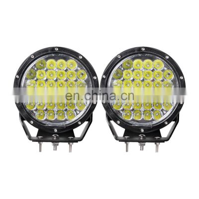 LED6492 LED WORK LIGHT headlight Aluminum Alloy Driving lights spotlights auxiliary lights 7inch spot beam 128w LANTSUN