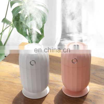 2021 Portable USB Cool Mist Humidifier Personal Spray Moisturizing Ultrasonic Mini Air Humidifier with 7 colorful lights