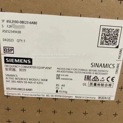 6SL3100-0BE23-6AB0 SINAMICS S120 Active Interface Module 36KW active type