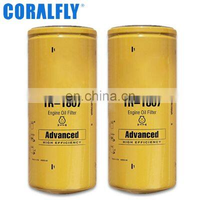 CORALFLY Excavator Diesel Engine Oil Filter 21939298 21707136 3222326231 20539275 1R1807 1R-1807 For Cat