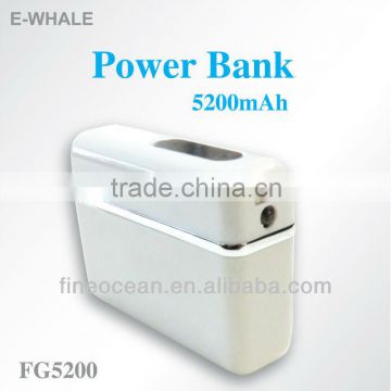 High quality 5200mah Mobile Portable Battery Charger FG5200