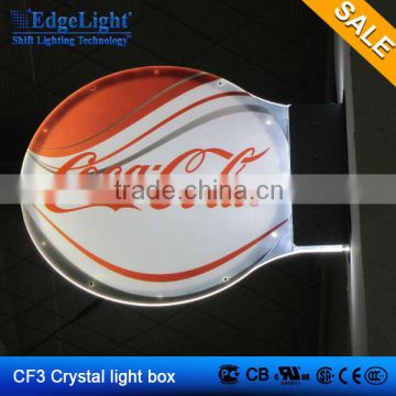 Edgelight waterproof Crystal LED display sign CF3