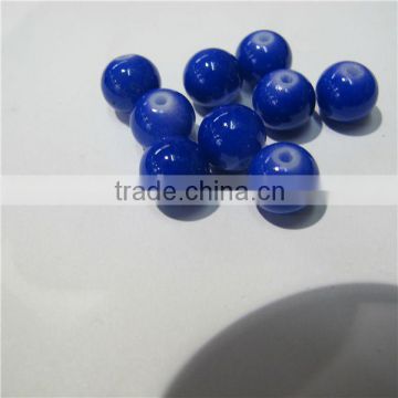 SCB008 cheap round neon stone color glass beads diy 8mm