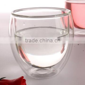 Double wall glass cups for coffee