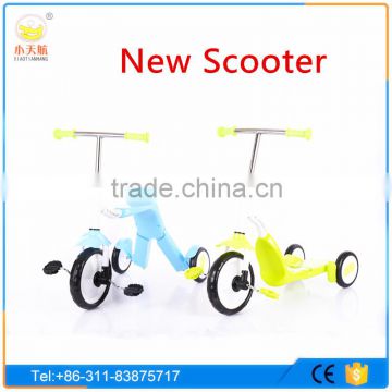 Baby child kick three wheels kids scooter with seat