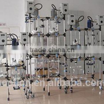 Hot Sale! Lab 10L/150L Three-Layer Glass Reactor for Chemical Use