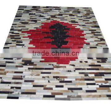 Hair-On Cowhide Leather Carpet PL-345