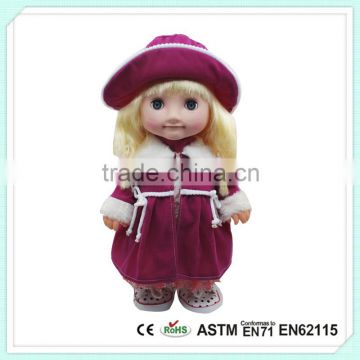 China Factory Toy Educational Toys Moving Heads Dolls With Fashion Dress Baby Dolls