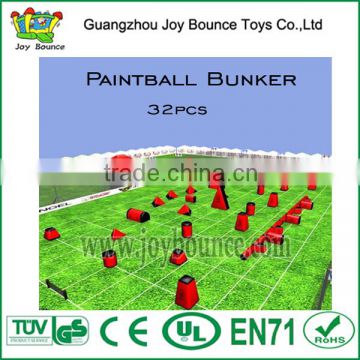 archery game inflatable paintball bunker field for sale