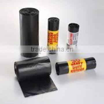 HDPE garden garbage bag on rolls/can liner