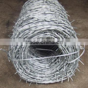 galvanized&pvc coated barbed wire