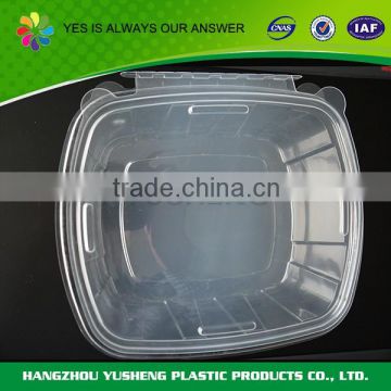Disposable large plastic salad containers,2016 new product stackable bento lunch box