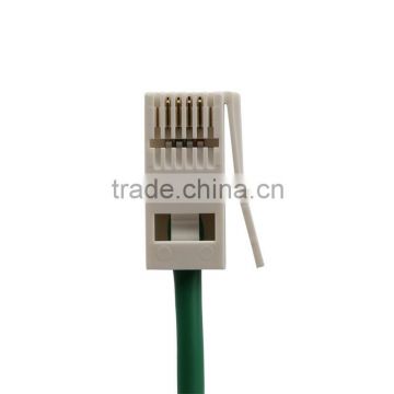 Telephone Extension Cord Cable Plugs - White