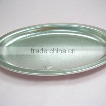 oval tin tray