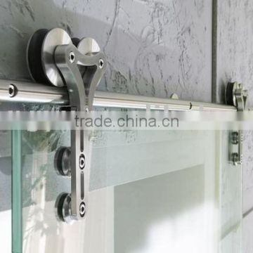 Stainless steel sliding door hardware for glass door