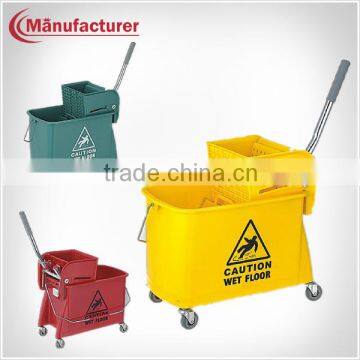 20L/32L/60L Automatic Plastic Colour Heavy Duty mop Squeeze Water Bucket/Hand Cleaning Wringer with Bucket Trolley
