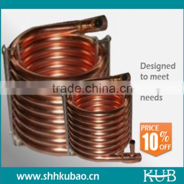 coil tube condenser for cooling system