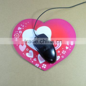 Customized Valentine's day gifts Heart-shaped EVA mouse pad, photo frame mouse pad
