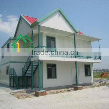 Most Popular/ Hot sale/ Simple Luxury Prefab Light Steel Villa/Residential villa (Q550) sold to South Africa