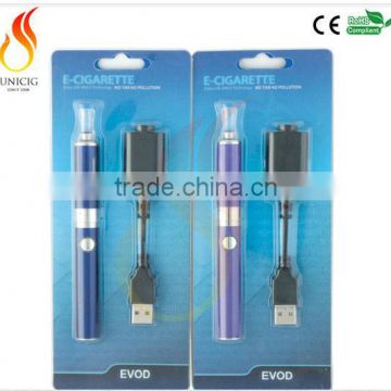 2014 high quality replacable coil e cigarette evod blisterkit
