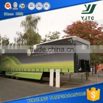 Heavy Duty PVC coated tarpaulin Side Curtain sets with high tensile strength , Durable