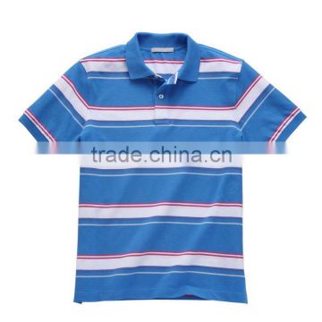 Mens Short Sleeve Yarn Dyed Pique Polo T Shirt