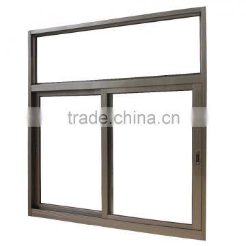 aluminium frame sliding glass window of building