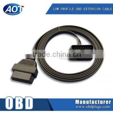 china obd shop OBD OBDII flat cable male to female