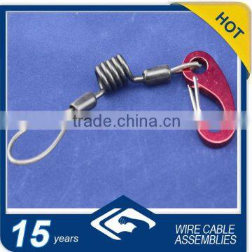 Wire rope hoisting sling hook connection