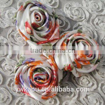 New arrival baby headband artificial flower rose flower for girls