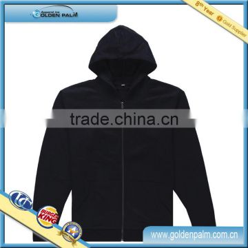 Cheap black plain zip up hoodie for mens wholesale, plain black cheap hoodies