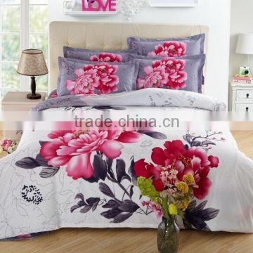 digital print bedding quilted chinese bedspreads/Fitted Sheet/Bed Cover