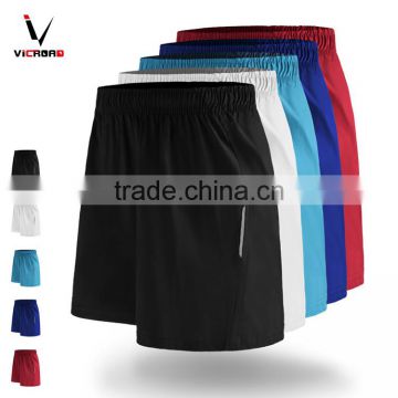 Hot wholesale polyester Training running jogging shorts men
