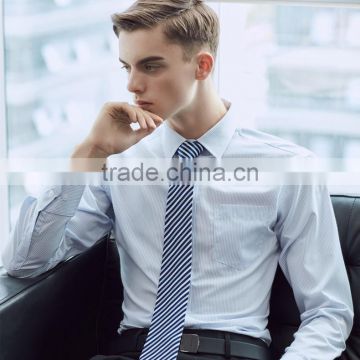 China Casual Office Shirt Factory Mens Band Collar Long Sleeve Dress Shirt